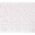 White Premium pure cotton voile fabric with brown and baby pink embroidery in floral design-D15234
