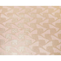 Light peach Premium pure French (Fransawi) silk chiffon fabric with gold metallic lurex in floral design-D9668