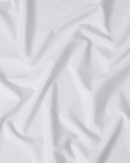 White Plain Premium Pure 100% Swiss cotton shirting fabric-D14672 Regal Fabrics