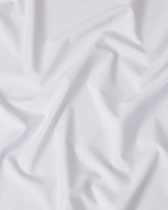White Plain Premium Pure 100% Swiss cotton shirting fabric-D14672 Regal Fabrics