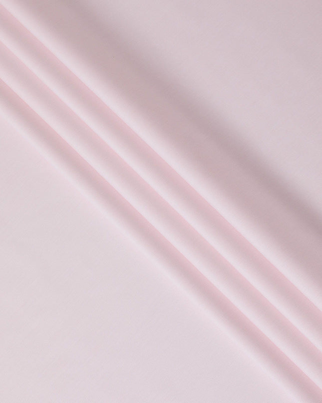 Baby pink Premium pure 100% Swiss cotton shirting fabric in stripe design-D14677