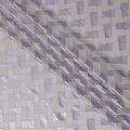 Lavender Premium pure French (Fransawi) silk chiffon fabric with cloud grey viscose and lavender metallic lurex in abstract design-D12719 Regal Fabrics