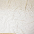 Gold nylon tulle fabric with same tone sequins and bead work in fancy design-D13966 Regal Fabrics