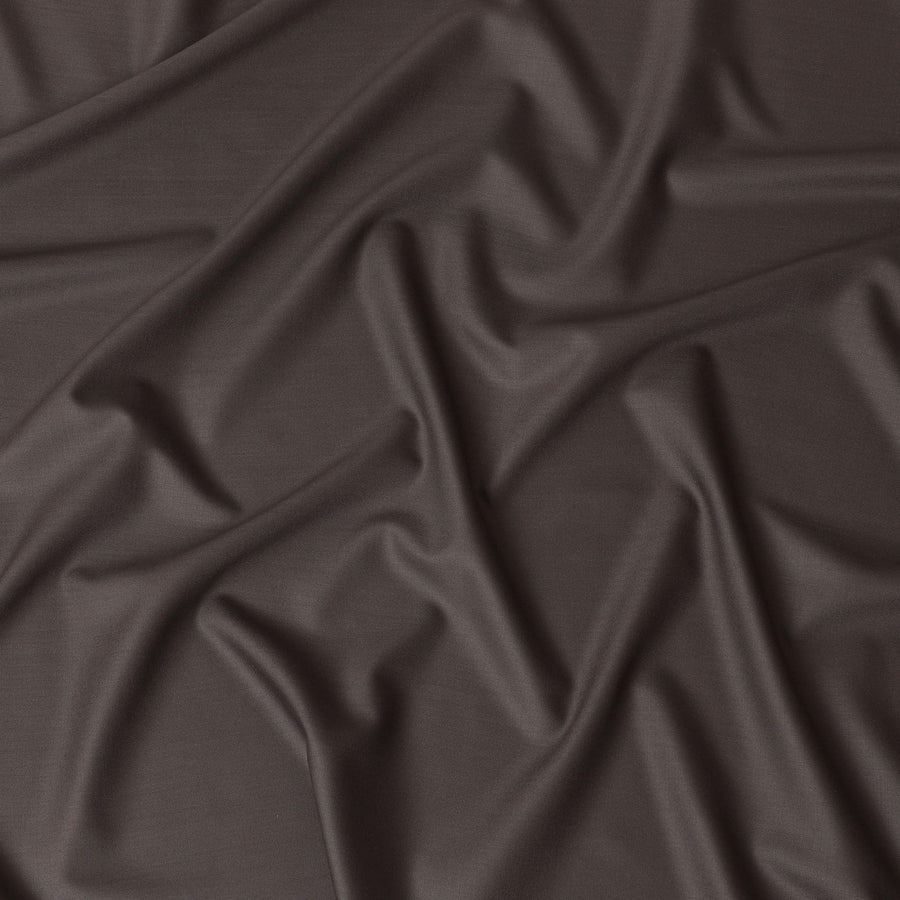 قماش بني فاتح سادة إنجليزي نقي ممتاز 150 من الصوف يناسب الجميع - 14815