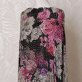 Multicolor Premium pure silk blended velvet makmal dirac fabric having stone work in floral design-D14890 Regal Fabrics