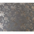 Black French silk chiffon fabric with multicolor metallic lurex in abstract design-D6487 Regal Fabrics