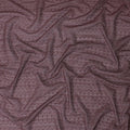 Maroon guipure lace fabric with same tone embroidery in fancy design-D11773