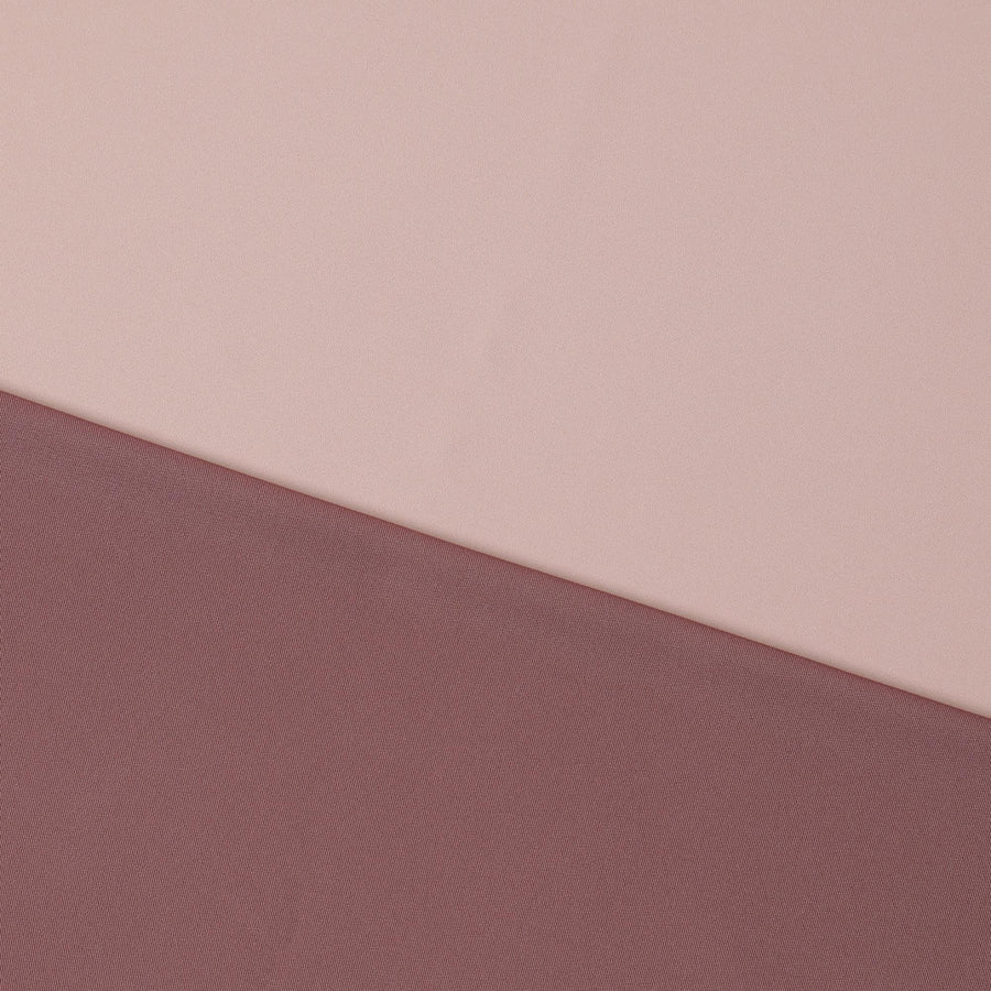 قماش كريب صناعي قابل للعكس بلونين بيج فاتح وبني سادة -D10681