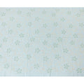 Baby blue premium pure cotton voile fabric with beige and turquoise fabric embroidery in floral design-D13599