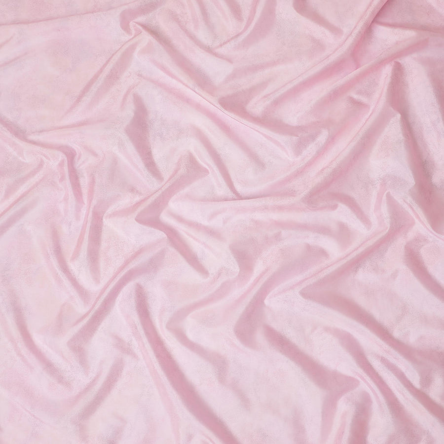 Baby pink plain silk metallic chiffon fabric-D13010