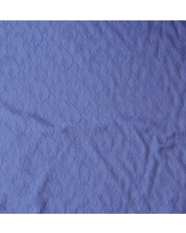 قماش بروكار صناعي أزرق اللون على شكل زهرة الذرة مع نسج بنفس اللون بتصميم ذاتي -D9259