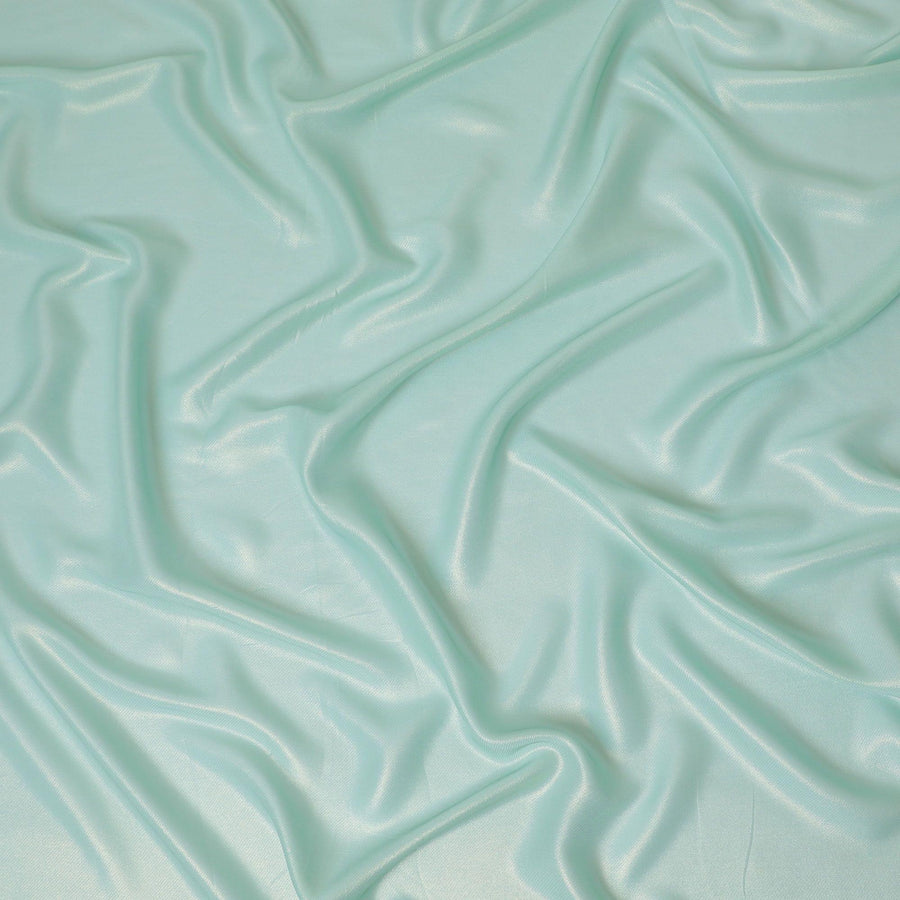 قماش فيستا من الشيفون جورجيت الحريري باللون الأزرق مع لمسة نهائية معدنية -D13017