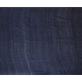 Navy blue plain blended tussar silk fabric-D12243