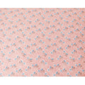 Salmon peach synthetic crepe fabric with multicolor print having stone work in floral design-D15309
