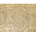 Olive green synthetic chiffon fabric with same tone, mocha brown print having pink metallic lurex in batik design-D9753 Regal Fabrics