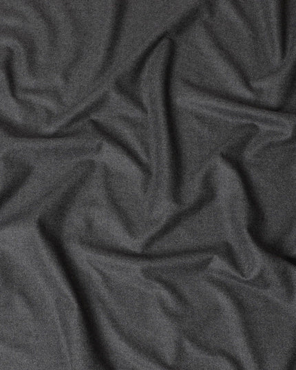 رمادي فحمي عادي ممتاز نقي إنجليزي صوف فلانيل 120 قماش مناسب-D14810