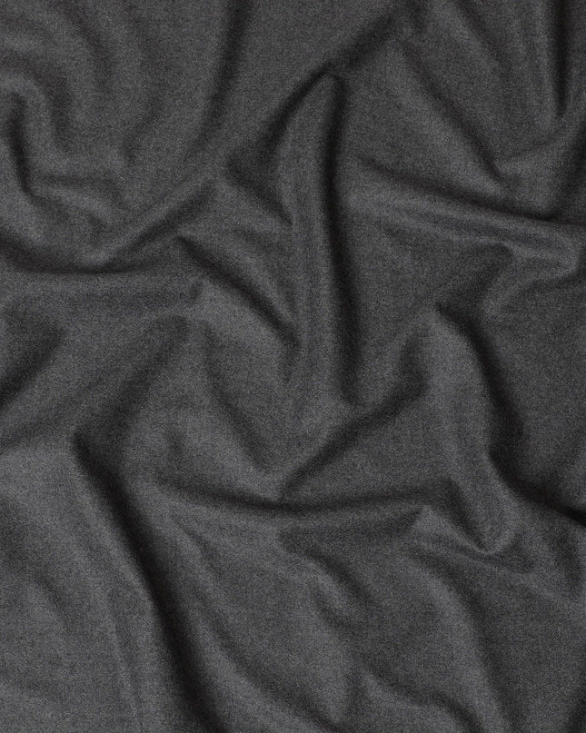 رمادي فحمي عادي ممتاز نقي إنجليزي صوف فلانيل 120 قماش مناسب-D14810