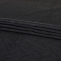 قماش كوبرو أسود قابل للتحلل بنسبة 100% مع جاكار بنفس اللون بتصميم ذاتي-D6984