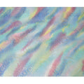 Multicolor Premium pure printed silk chiffon fabric with gold and silver metallic lurex in abstract design-D12429 Regal Fabrics