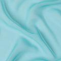 Baby  blue plain silk chiffon fabric-D12924