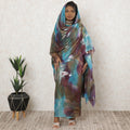 Multicolor Premium pure silk chiffon thobe with same tone metallic lurex in fancy design-D11651 Regal Fabrics