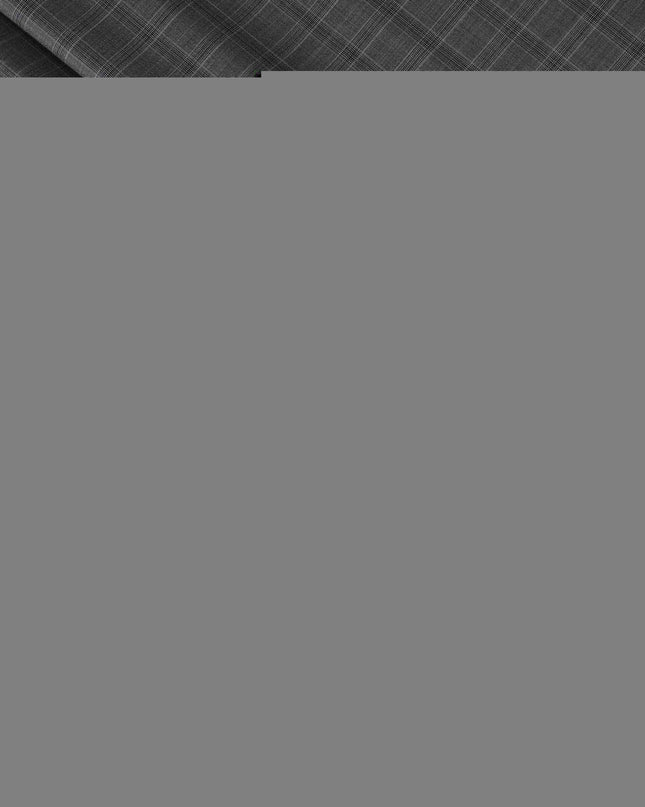 Seal grey Premium Italian wool suiting fabric with light pink checks design-D11445 Regal Fabrics