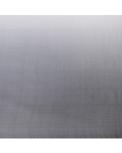 رمادي سحابي إلى أسود قماش شيفون حريري خالص فاخر بتصميم متدرج - D15485