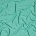 Turquoise green plain pure Italian viscose crepe fabric-D7894 Regal Fabrics