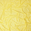 Lemon yellow Premium Swiss cotton voile thobe with same tone and light yellow embroidery in fancy design-D11617