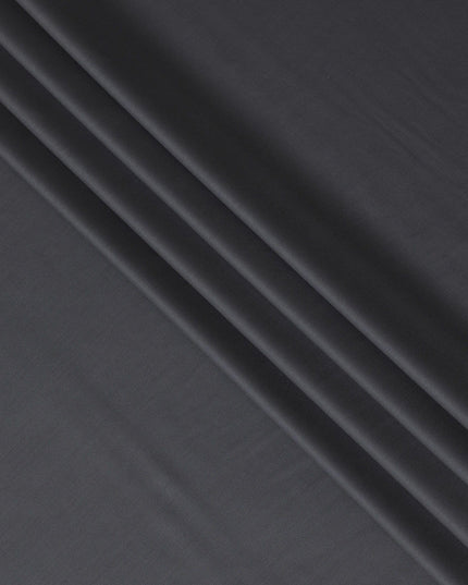 Lava grey plain Premium pure English super 180's all wool and cashmere suiting fabric-D14826