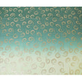 Sage green to forest green premium pure silk chiffon fabric with gold metallic lurex in ombre design-D13715 Regal Fabrics