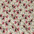 Cream viscose fabric with multicolor print in floral design-D12256 Regal Fabrics