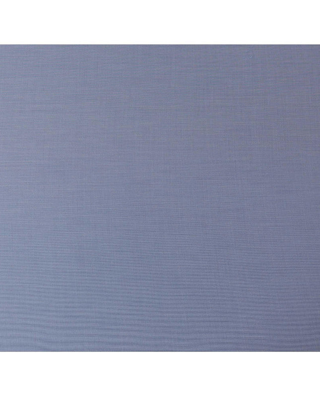 Baby blue plain premium pure Italian Super 120's all wool suiting fabric-D14811
