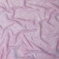Lavender pink premium pure silk chiffon fabric with multicolor metallic lurex in dot design-D10423 Regal Fabrics