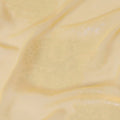 Sepia beige synthetic chiffon fabric fabric with same tone and rose pink metallic lurex in floral design-D13803 Regal Fabrics