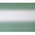 Fern green, white synthetic chiffon fabric with same tone metallic lurex in ombre design-D14452