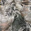Multicolor printed Premium Italian viscose fabric in floral design-D12370 Regal Fabrics