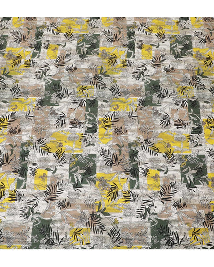 Multicolor printed Premium Italian viscose fabric in floral design-D12370 Regal Fabrics