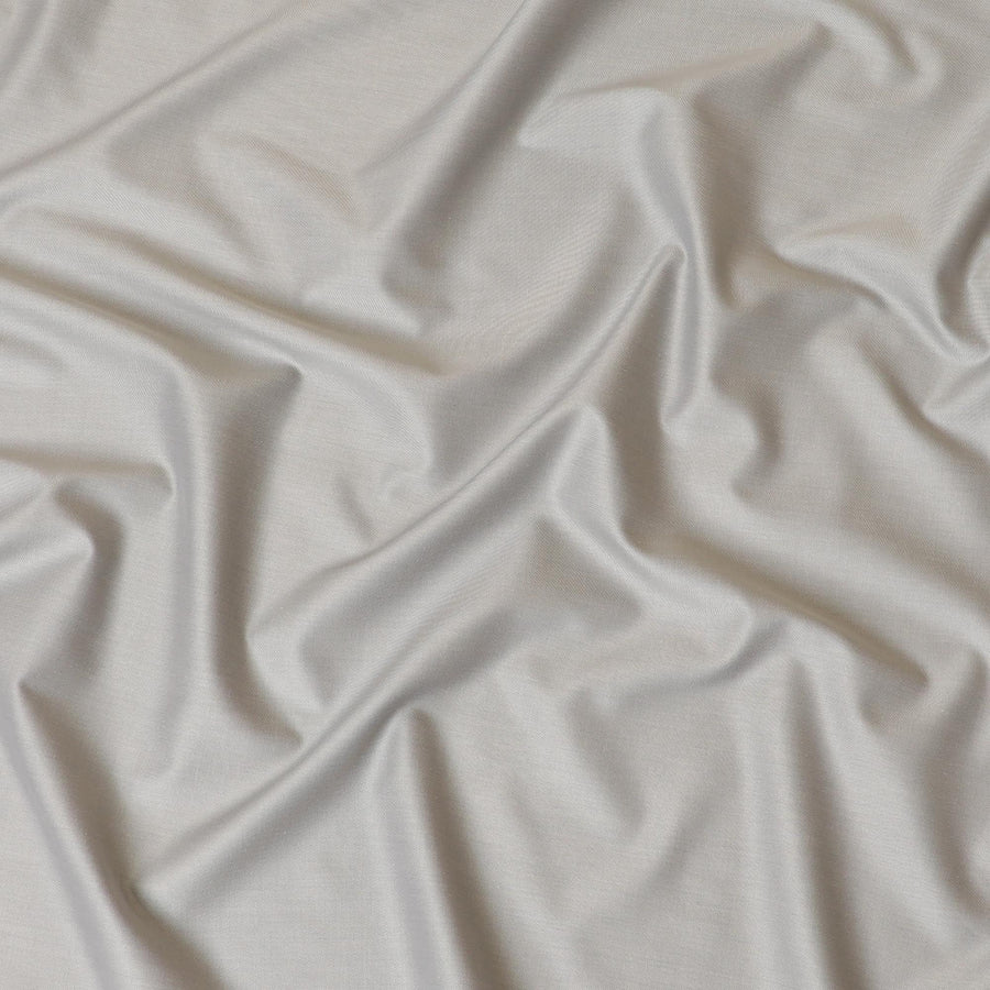 Abalone grey Swiss 100% cotton shirting fabric in twill weave-D7422