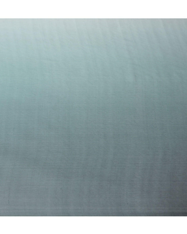 قماش من الشيفون الحريري الخالص الفاخر بتصميم متدرج اللون من اللون الأخضر إلى الزجاجة باللون الأخضر-D15487