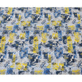 Powder blue Premium viscose fabric with multicolor print in floral design-D12355 Regal Fabrics