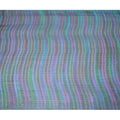 Multicolor Premium Pure silk chiffon fabric with gold and silver metallic lurex in batik design-D8860 Regal Fabrics