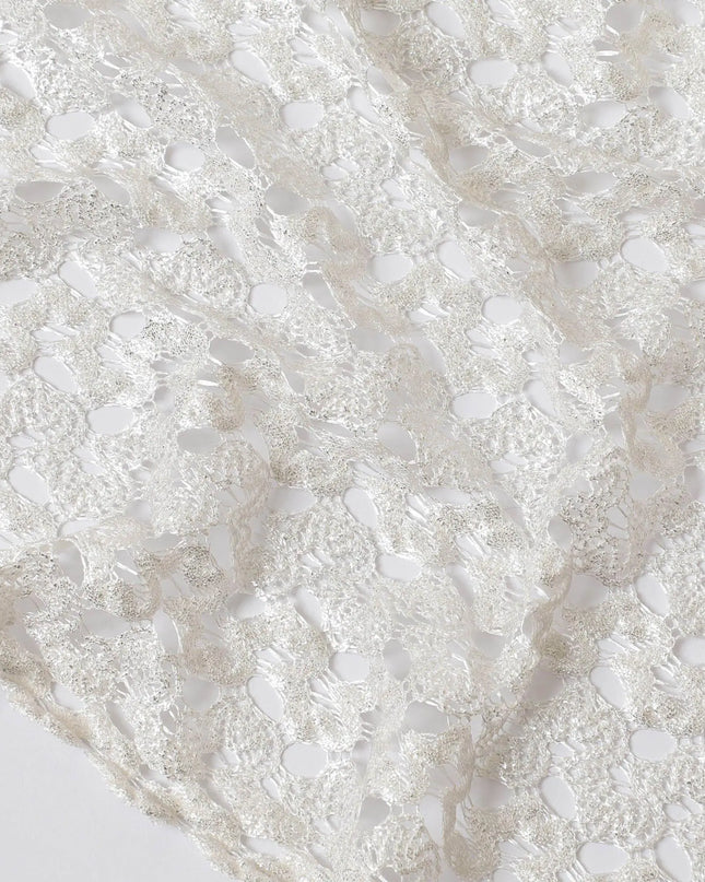 Off white guipure lace fabric in fancy design-D11705 Regal Fabrics