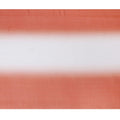 Burnt orange, white synthetic chiffon fabric with same tone metallic lurex in ombre design-D14451