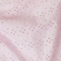 Light pink cotton voile fabric with same tone embroidery in chikankari design-D12482