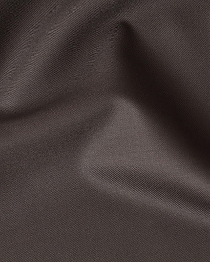 Light brown plain Premium pure English super 150's all wool suiting fabric-14815
