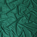 Forest green synthetic satin fabric with same tone jacquard in floral design-D15376 Regal Fabrics