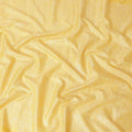 Mustard yellow tussar silk fabric with off white embroidery in fancy design-D6436