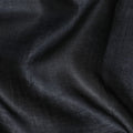 Black plain blended tussar silk fabric-D12242