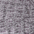Black nylon tulle fabric with purple glitter in fancy design-D15401
